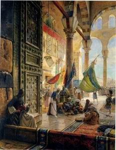 Arab or Arabic people and life. Orientalism oil paintings 187, unknow artist